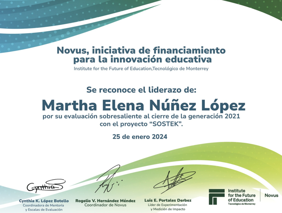 Reconocimiento Novus